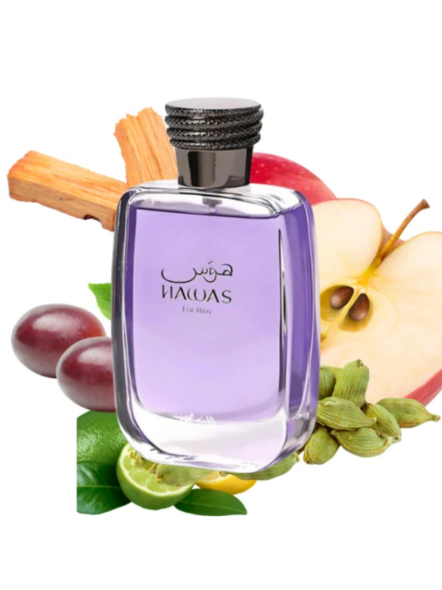 Perfume Hawas For Him Rasasi Hombre Eau De Parfum 100ml Original