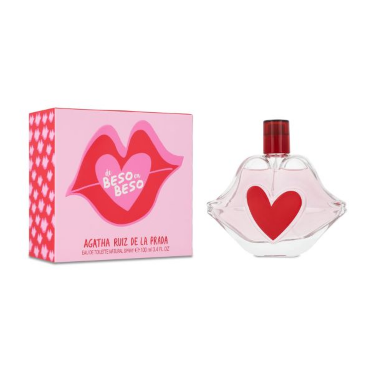 Perfume Agatha Ruiz De La Prada De Beso En Beso Mujer Eau De Toilette 100ml Original