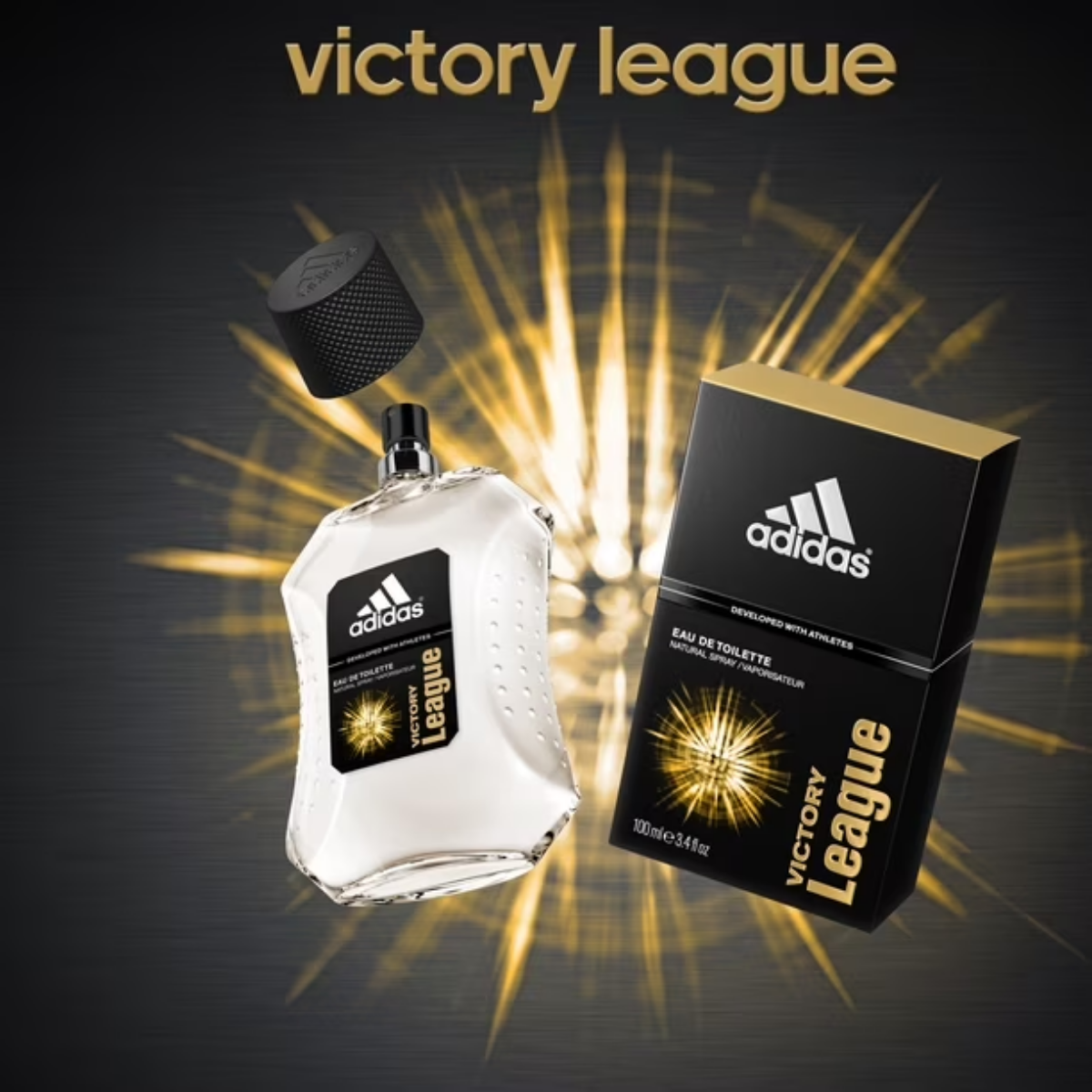 Perfume Adidas Victory League Hombre Eau De Toilette 100ml Original