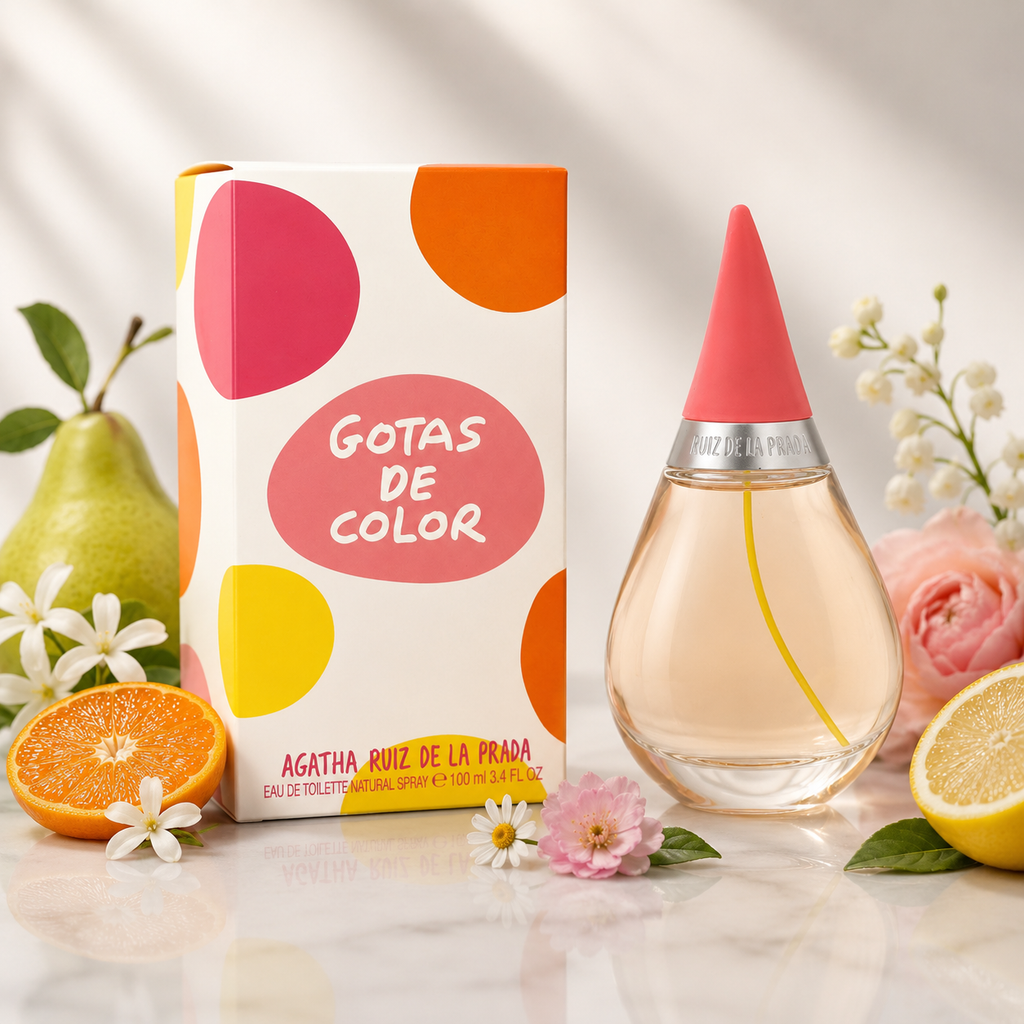 Perfume Gotas de Color Agatha Ruiz de la Prada Mujer Eau De Toilette 100ml Original
