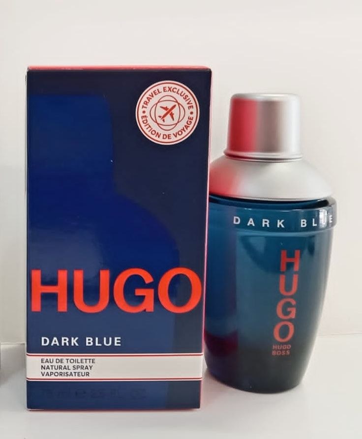 Perfume Hugo Boss Dark Blue Hombre Eau De Toilette 75ml Original